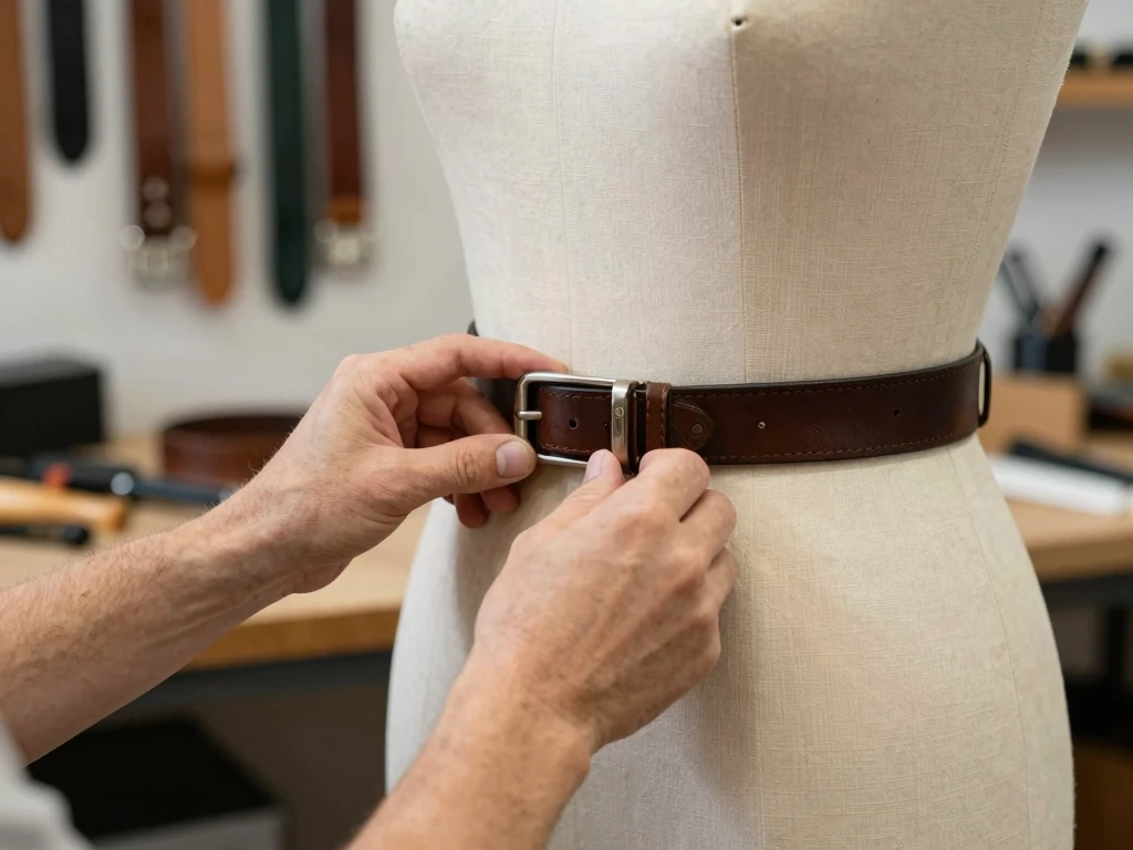 Professional belt fitting and sizing service